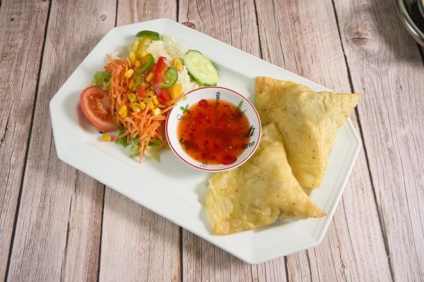 Samosa (2 pieces, vegan)